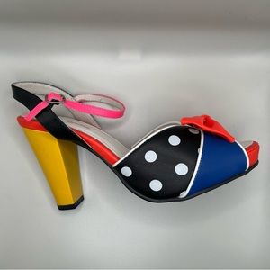 Lola Ramona- Pippi Bow Peep Toe Heel